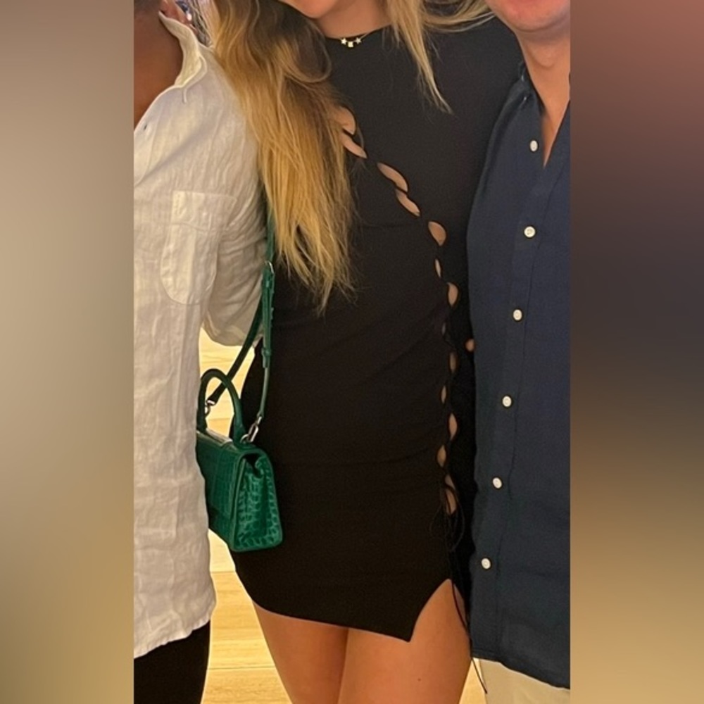 Nasty Gal Cut Out Tie Down Dress.